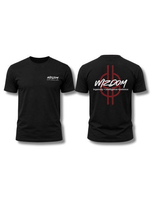 WIZDOM Knot Tee – Adinkra Wisdom Symbol Graphic Tee