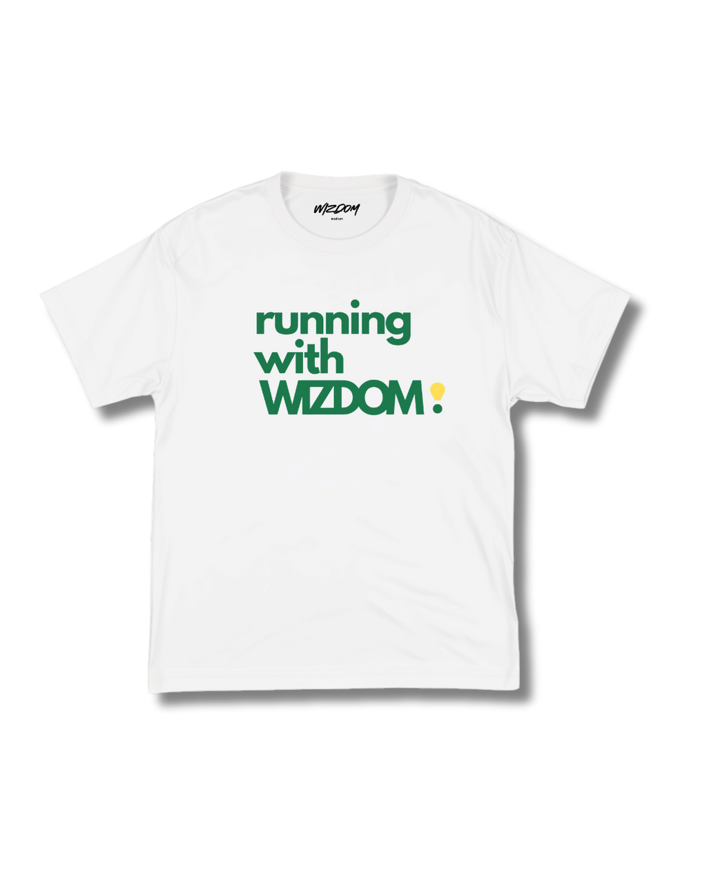 Running with WIZDOM Tee