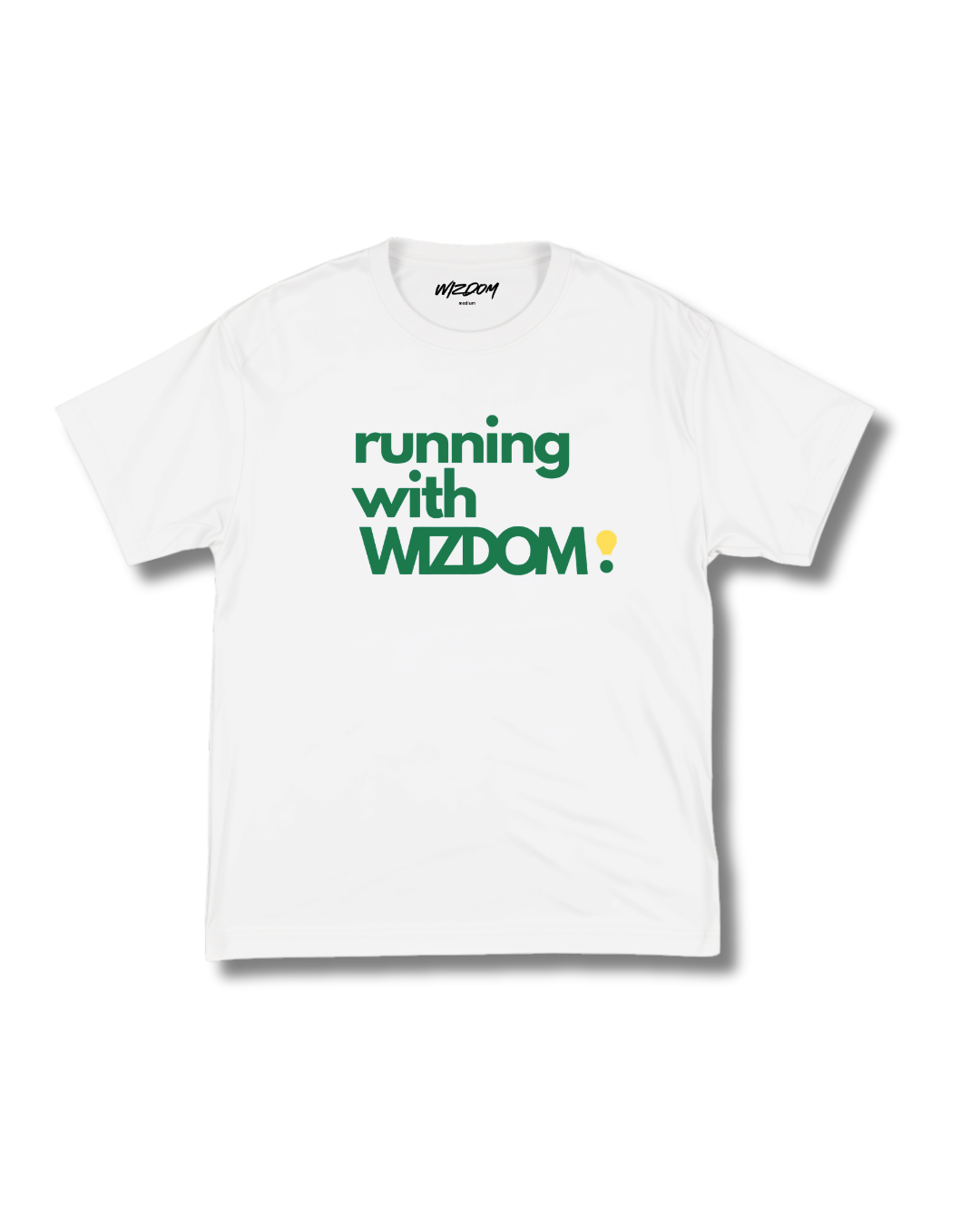 Running with WIZDOM Tee