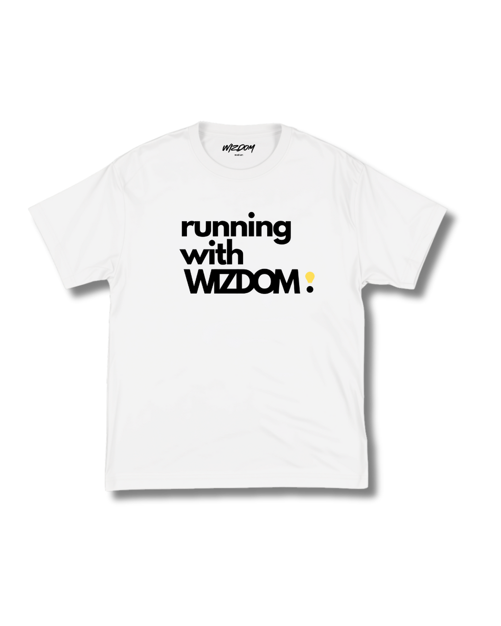 Running with WIZDOM Tee – Black